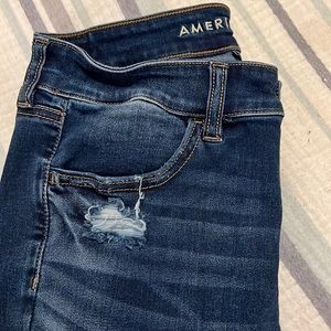 American eagle destroyed skinny jeans size 10 regular